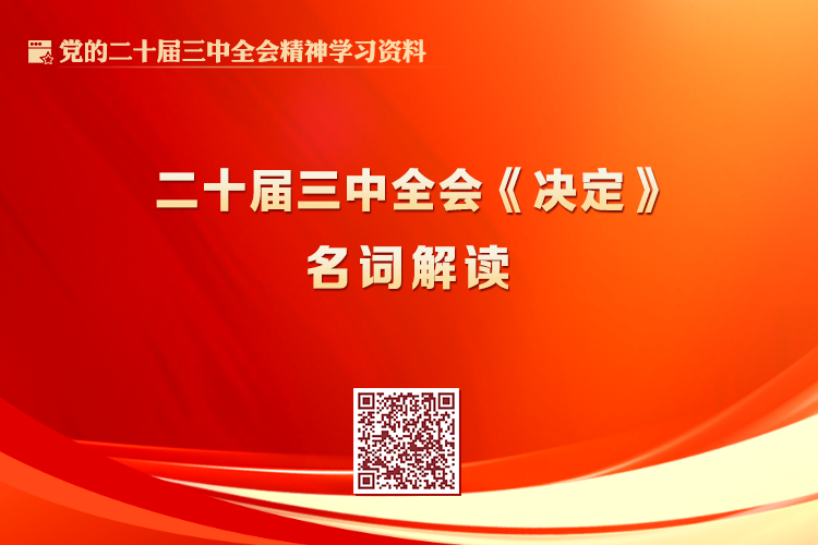 二十屆三中全會(huì)《決定》系列名詞解讀