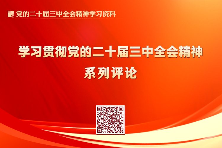 學(xué)習(xí)貫徹黨的二十屆三中全會(huì)精神系列評(píng)論